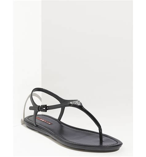 prada t strap sandals|farfetch prada shoes.